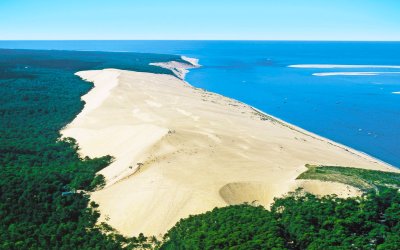 Pyla sur mer dévoile majestueuse dune du Pilat et forêt
